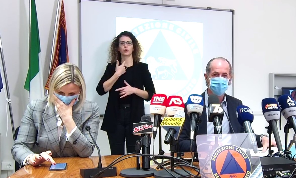 Covid, Zaia: “Blocco AstraZeneca un problema, eravamo pronti a vaccinare 50mila veneti al giorno” | +2191 positivi | Dati 17 marzo 2021