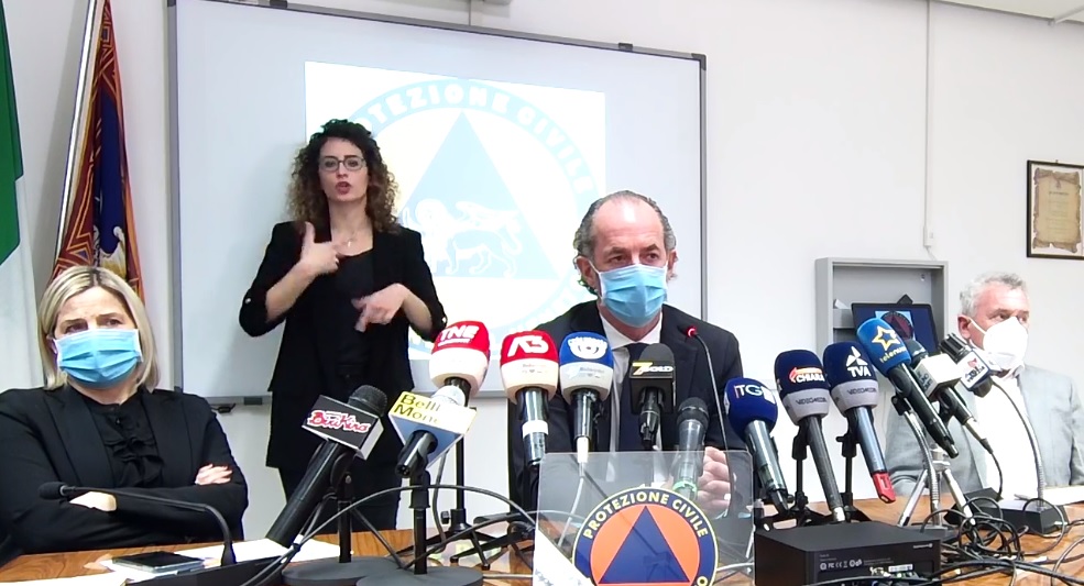 Covid, Zaia: “Boom di nuovi ricoveri, riattiviamo i Covid Hospital” | +1.901 positivi | Dati 16 marzo 2021