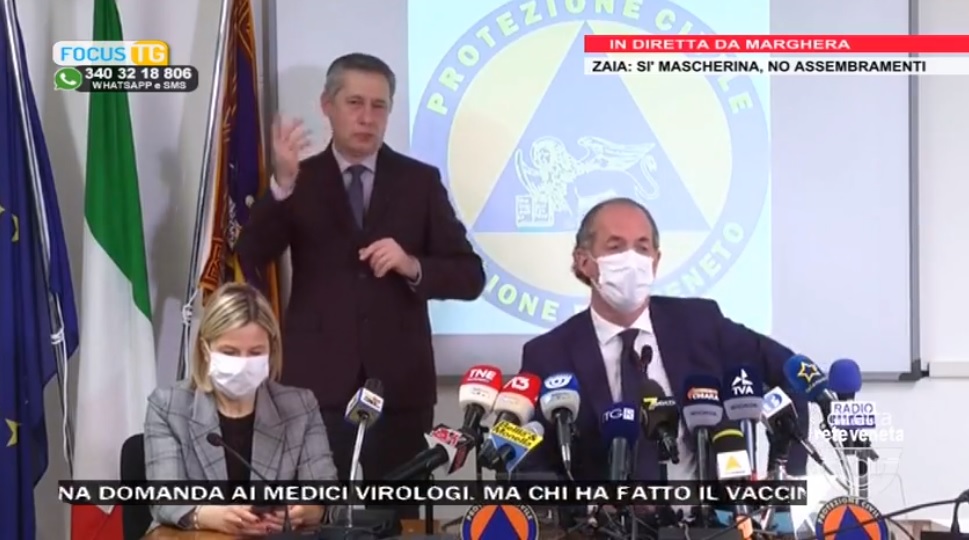 Covid, Zaia: “Siamo al limite della zona arancione” | +1861 positivi | Dati 25 marzo 2021