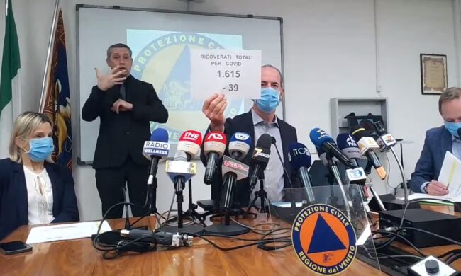 Covid, Zaia: “Siamo in zona gialla, tutti i numeri ci danno ragione” | +1035 positivi | Dati 23 aprile 2021