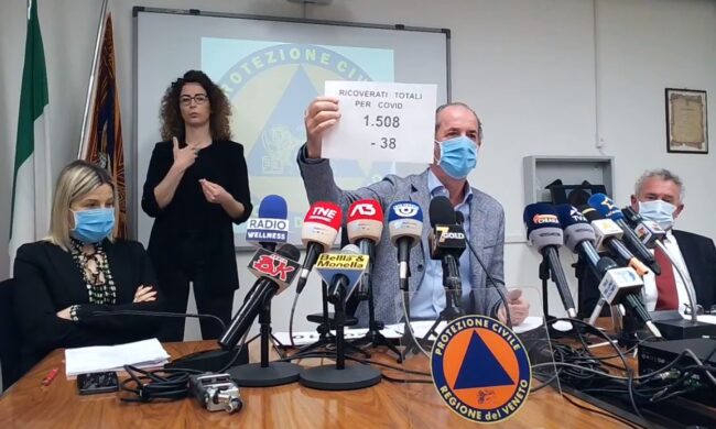 Covid, Zaia: “Over 60, ci sono 72mila posti liberi. Fatevi avanti” | +963 positivi | Dati 28 aprile 2021
