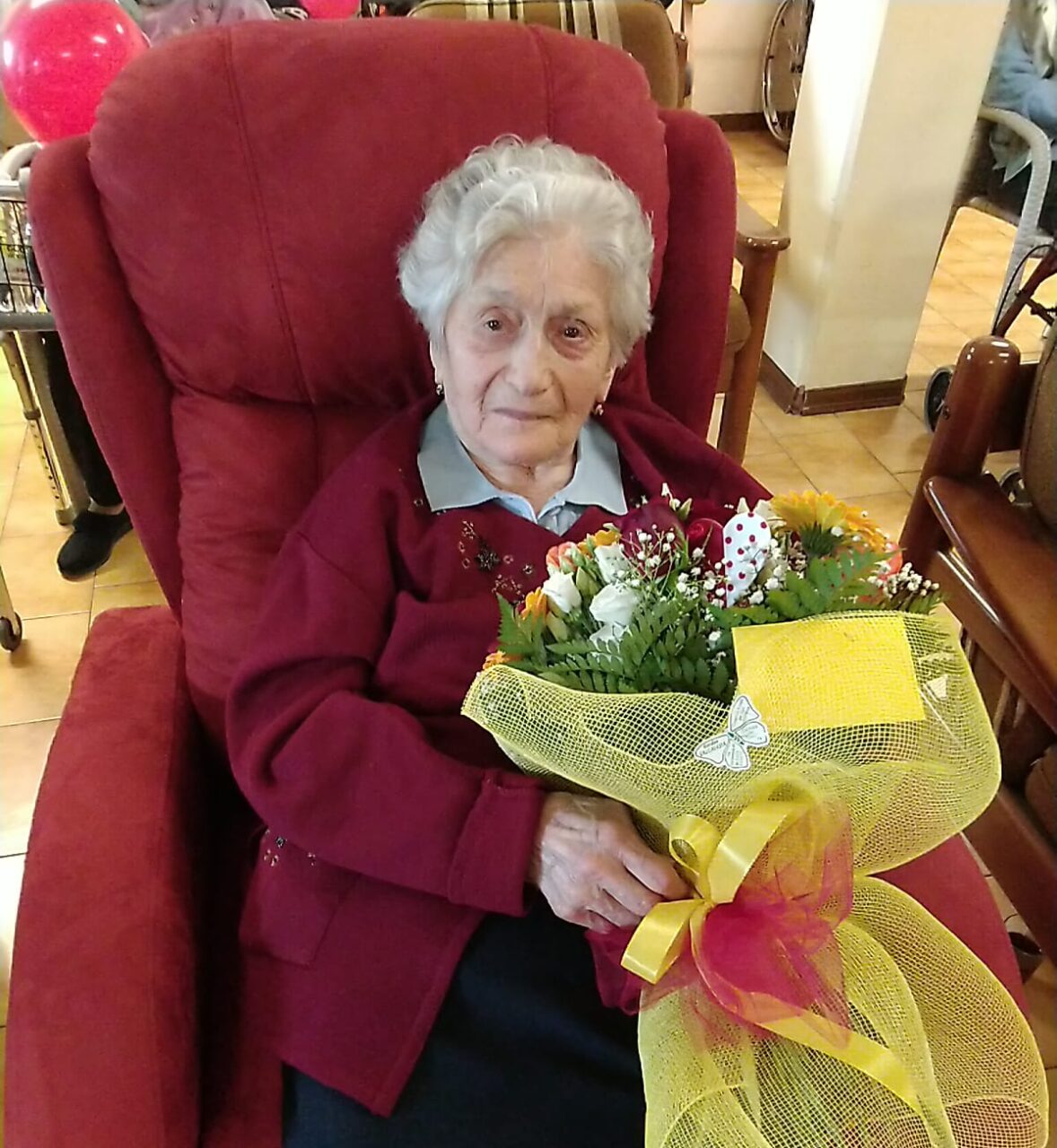 Compleanno in piena sicurezza per la “tecnologica” 101enne Maria Lorenzin