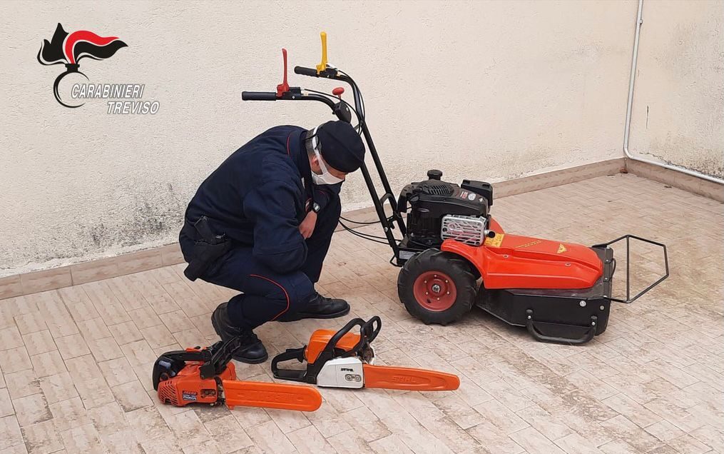 Attrezzi da lavoro rubati a Pieve del Grappa, denunciato un 25enne di Borso