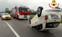 Incidente sulla Treviso Mare, tre auto coinvolte: un ferito