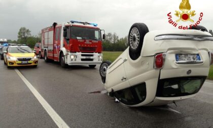 Incidente sulla Treviso Mare, tre auto coinvolte: un ferito