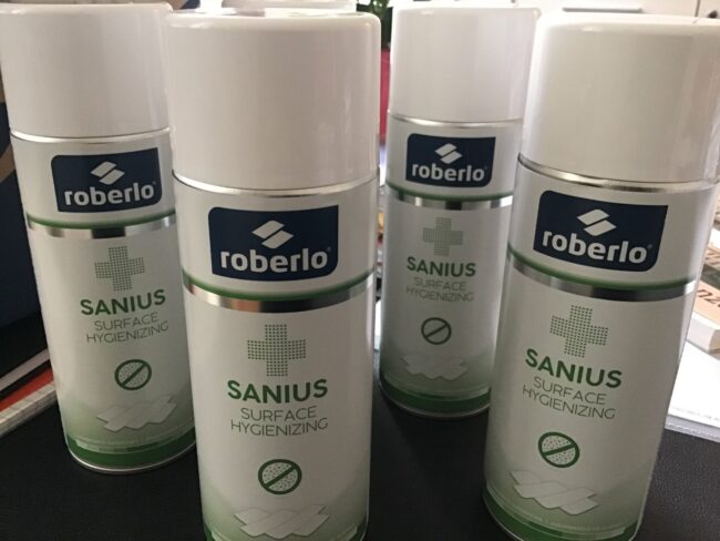 Donate alla Provincia 1.000 bombolette di spray sanificante: saranno distribuite alle scuole superiori