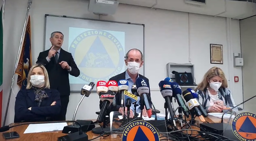Covid, Zaia: “In Veneto numeri da zona arancione” | +1633 positivi | Dati 1 aprile 2021