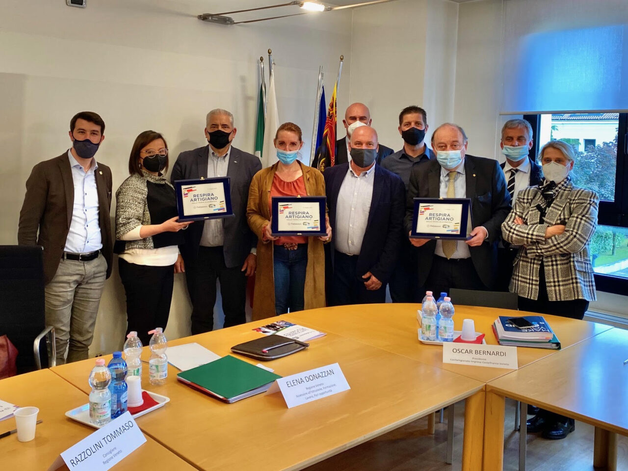 Donazzan a Castelfranco per promuovere l’artigianato: “Puntiamo sull’orientamento scolastico”