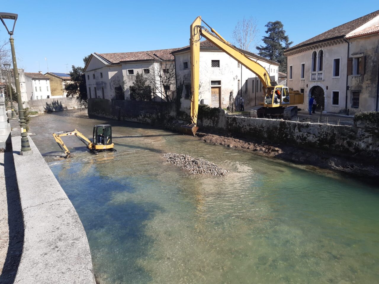 Fiume Meschio, lavori di messa in sicurezza a Vittorio Veneto, Colle Umberto e Cordignano