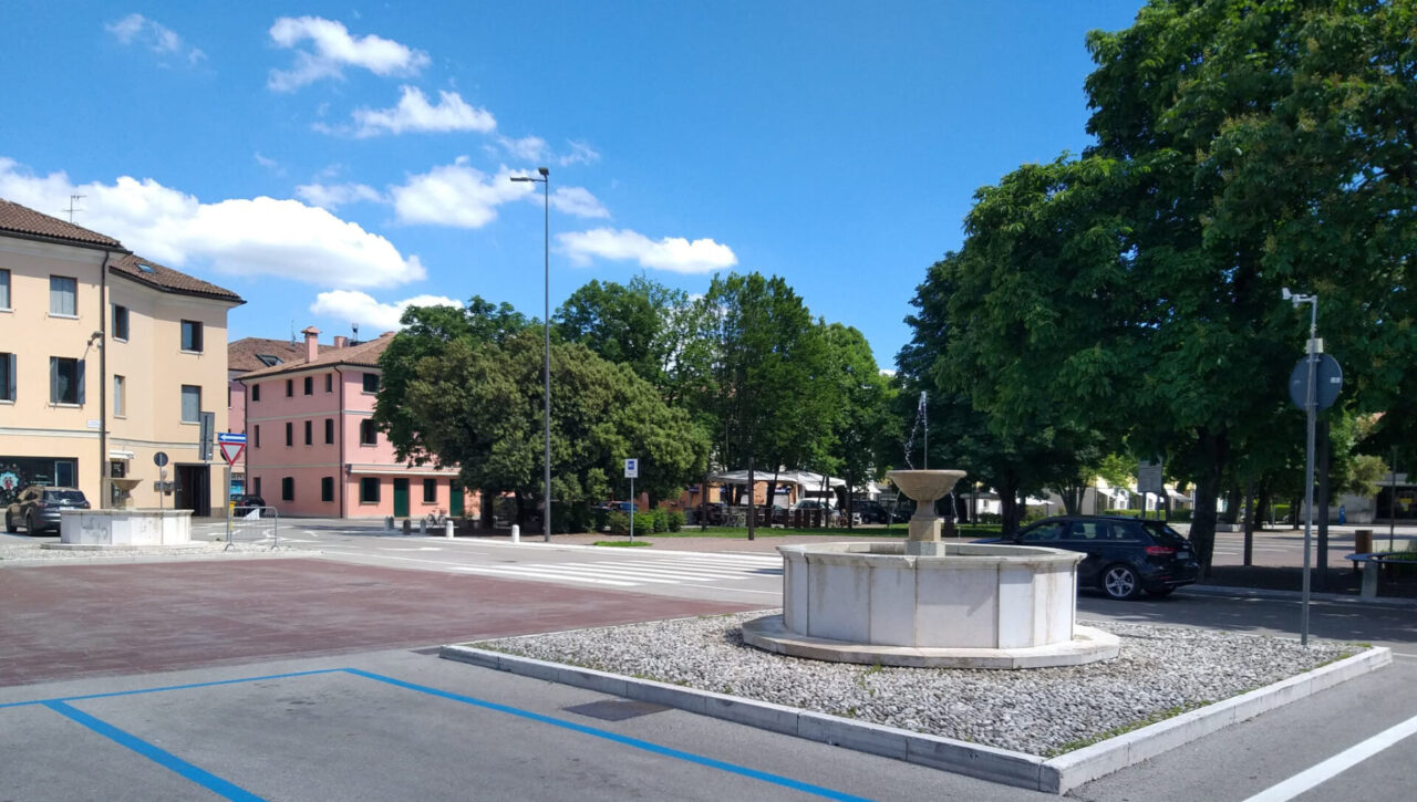 Tornano a splendere (e a funzionare) quattro fontane del centro di Montebelluna