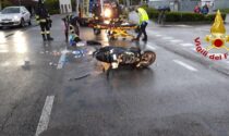 Incidente a Gorgo al Monticano: auto contro scooter, grave un ragazzo