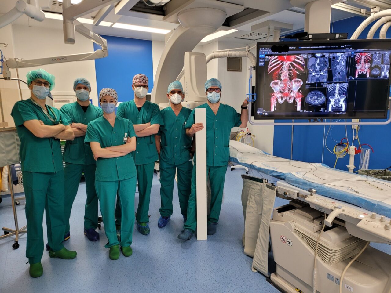 Aneurismi dell’aorta addominale, utilizzata una tecnica innovativa all’Ospedale di Conegliano