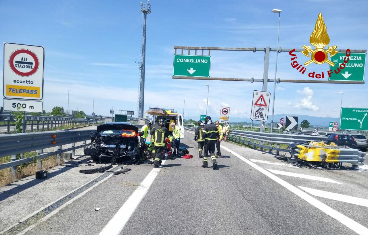 Incidente in A28, chiusa la corsia verso Conegliano: disagi alla viabilità