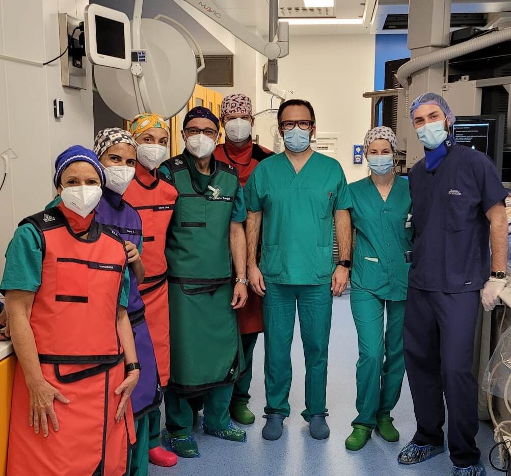 Ospedale di Conegliano, eseguito innovativo intervento di rimozione dei calcoli biliari