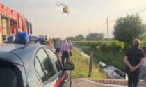 Mancata precedenza, il video delle auto finite nel canale a Salgareda: un ferito