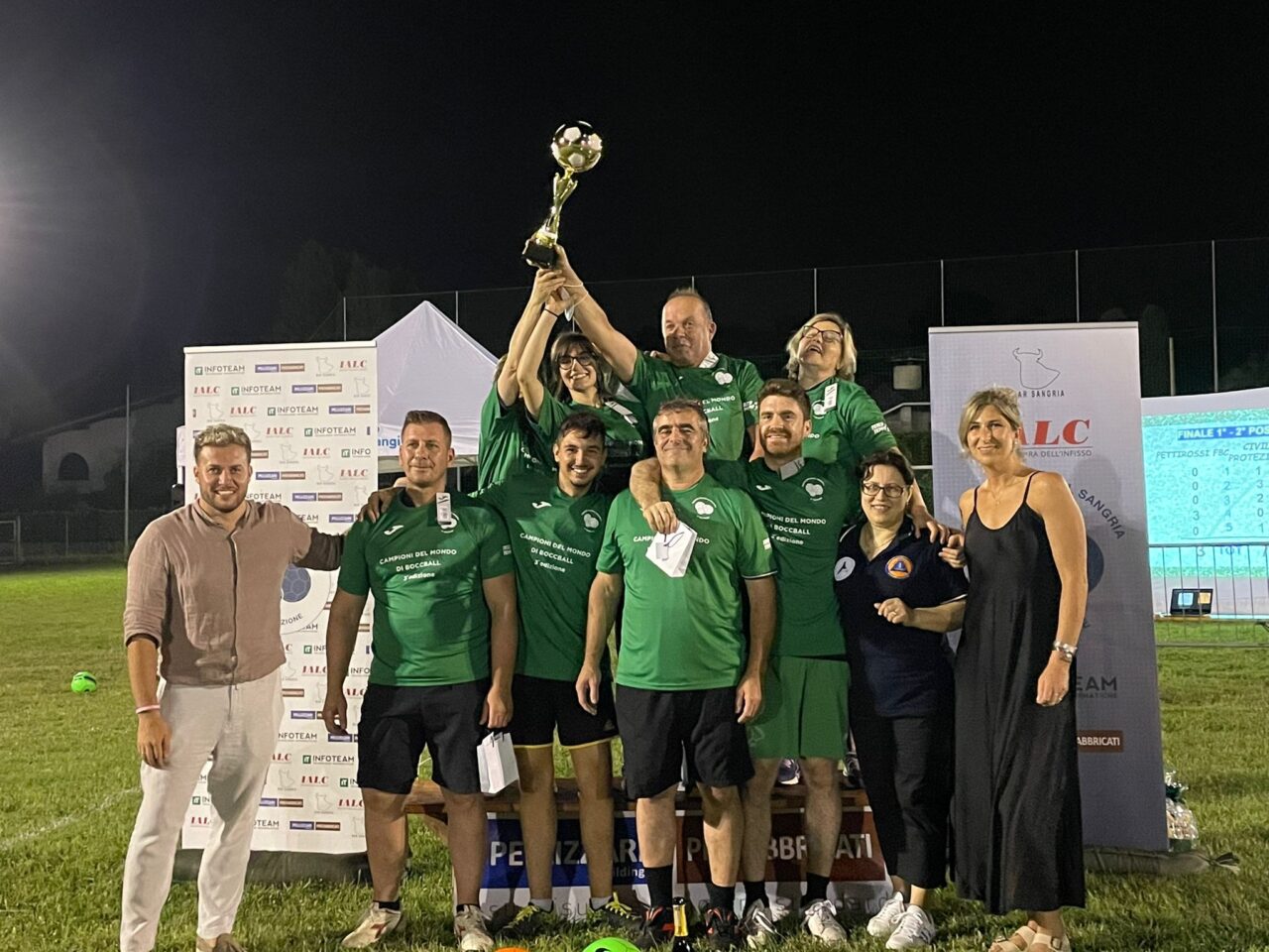 Spopola il Boccball a San Zenone degli Ezzelini: vincono i volontari della Protezione civile locale