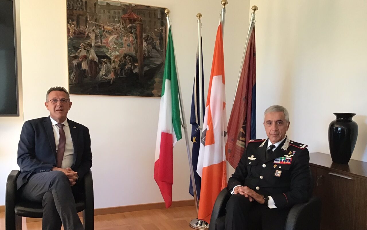 Treviso riceve il nuovo comandante dei carabinieri del Veneto
