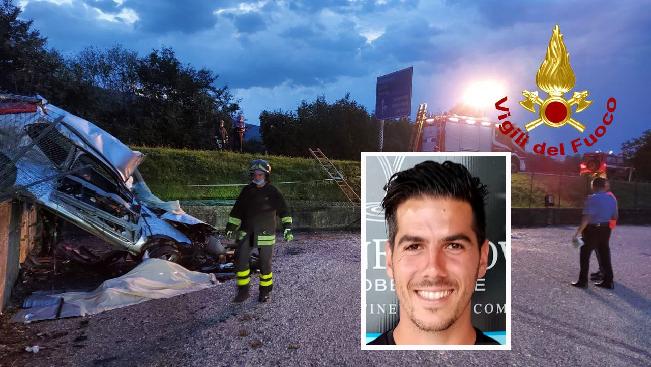 Perde il controllo dell’auto e finisce nel piazzale di un’azienda, morto calciatore 29enne