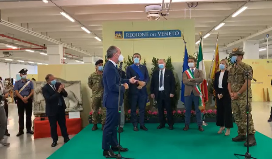 Terza dose, il generale Figliuolo a Treviso: “Veneto un modello”