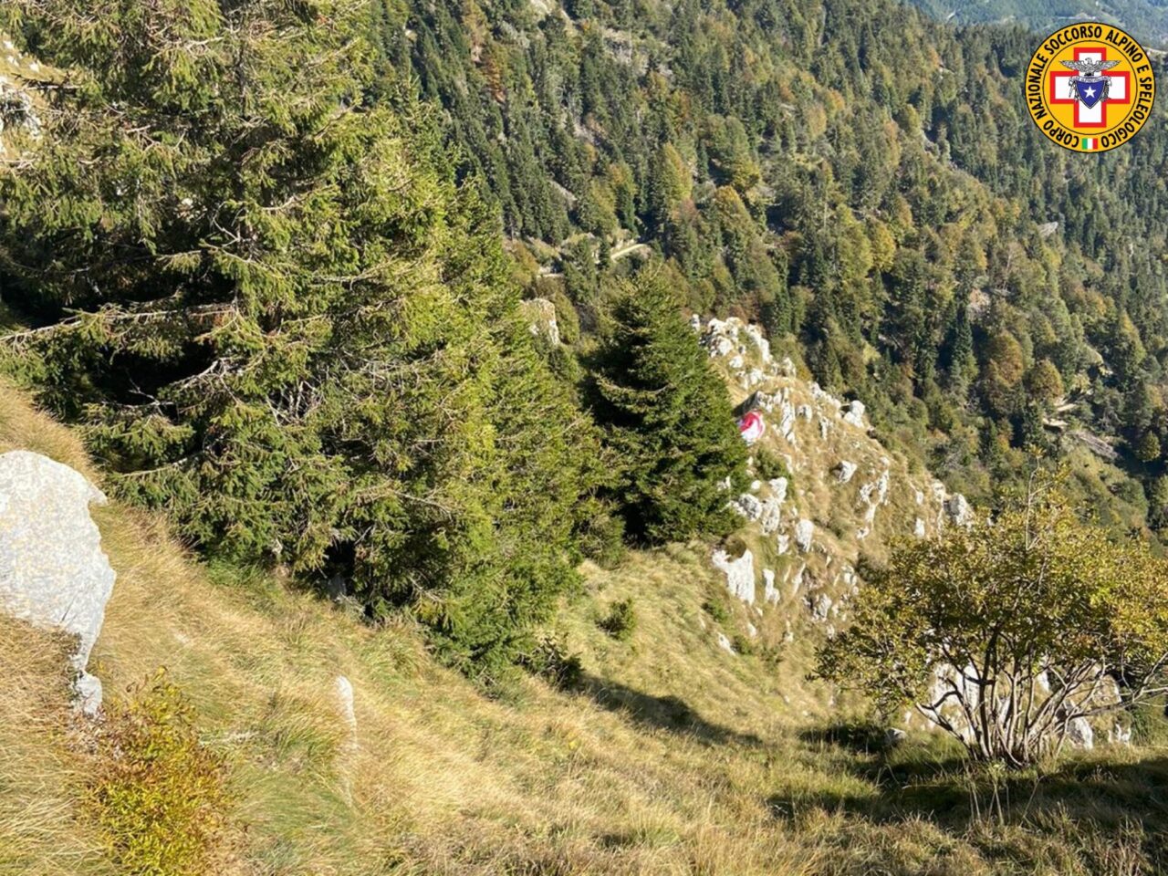 Precipita col parapendio sul Monte Grappa, grave un uomo