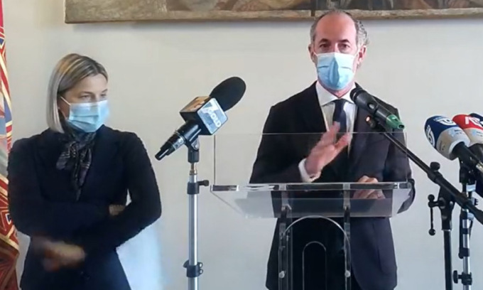 Covid, Zaia bacchetta i Veneti: “Senza mascherina torniamo al 2020” | + 336 positivi | Dati 2 novembre 2021
