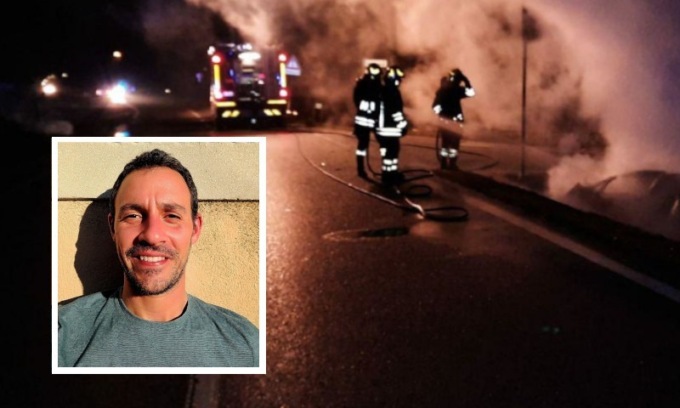 La tragica fine di Andrea, morto tra le fiamme dell’auto mentre tornava a casa