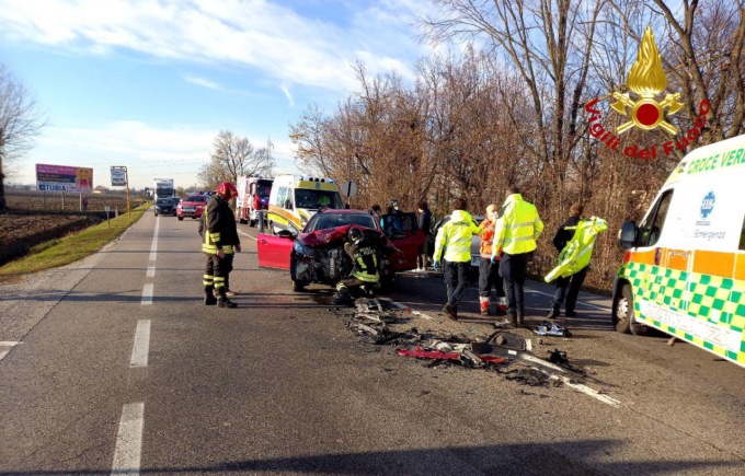 Treviso Mare, tamponamento a catena con quattro feriti