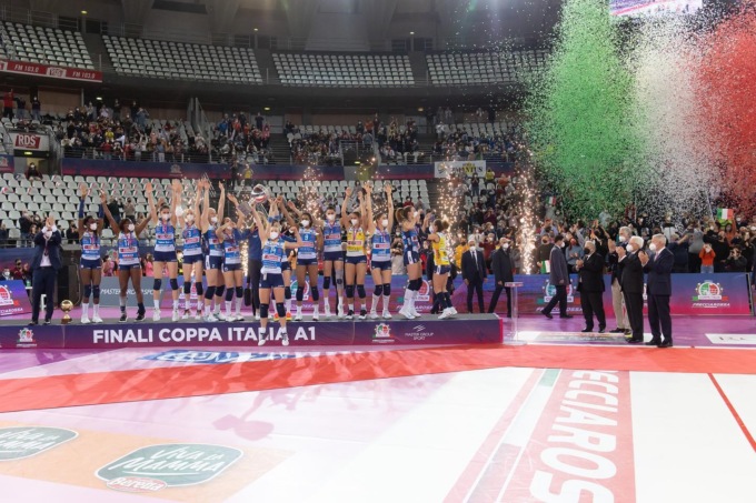 Imoco Volley, una rimonta da favola sotto gli occhi del presidente Mattarella