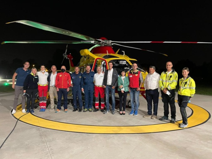 Potenziato l’elisoccorso notturno grazie ai visori a intensificazione di luce