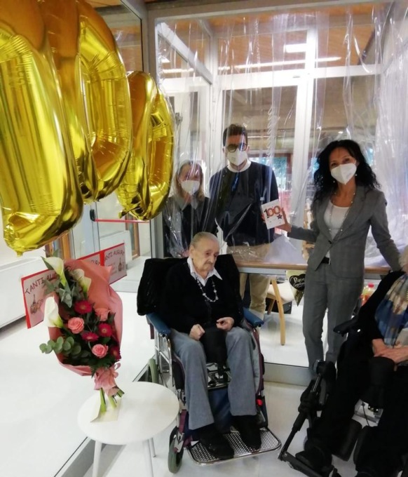Centro Sartor Castelfranco, nonna Maria spegne 100 candeline tra fede e attivismo politico