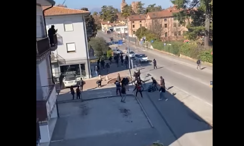 Il video della maxi rissa a Castelfranco Veneto tra i tifosi del Giorgione e del Bassano