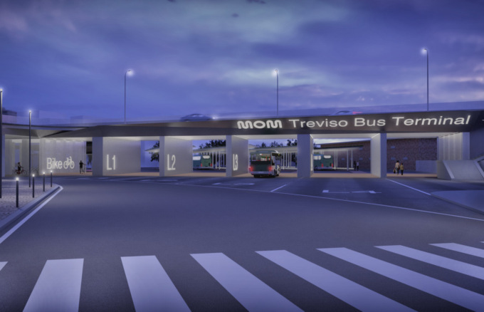 Nuova autostazione Mom, video e foto del piano guida presentato a Treviso