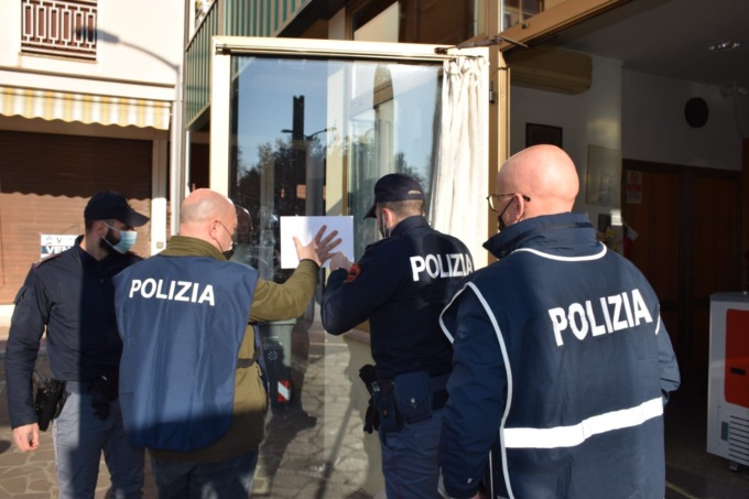 Treviso, chiuso per 7 giorni il “Bar Rok”: era diventato abituale ritrovo di pregiudicati