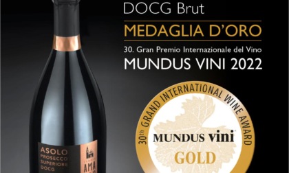 Tenuta Amadio: l'Asolo Brut conquista il quarto oro consecutivo a Mundus Vini 2022