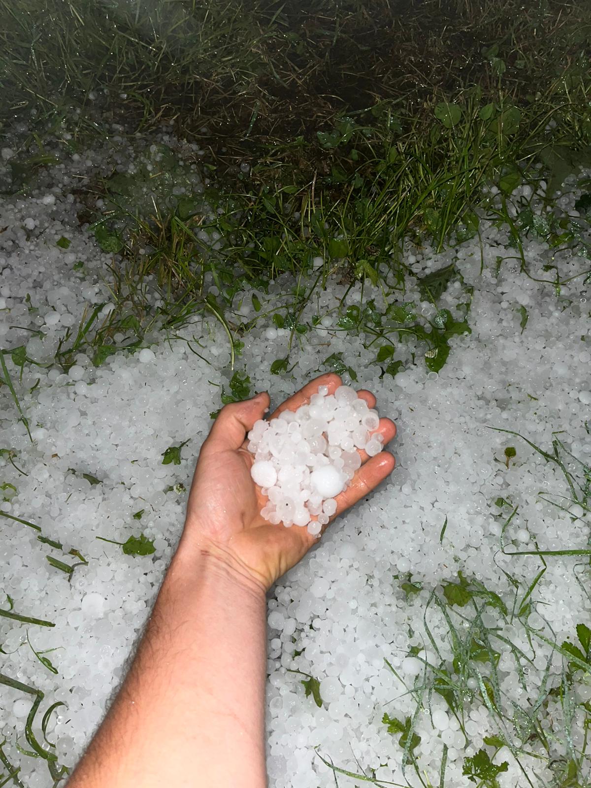 Tempesta Asolo e Montello la grandine e il vento non hanno