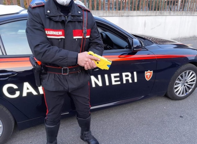 Pistola Taser, da ieri è a disposizione dei Carabinieri del Radiomobile anche a Treviso