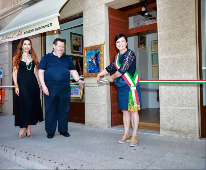 Galleria d’arte Martina Montagner, le foto dell’inaugurazione in centro a Montebelluna