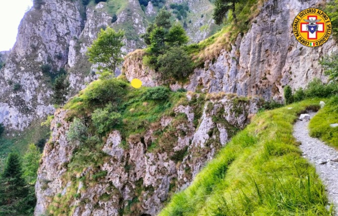 Monte Grappa, precipita dal sentiero con la bici: morto 60enne tedesco