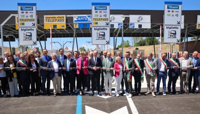 Pedemontana, video e foto dell’inaugurazione del quinto stralcio tra Spresiano e Montebelluna