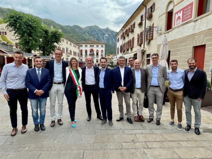 Zaia alla rassegna “Artigianato Vivo” a Cison di Valmarino, le immagini dell’inaugurazione