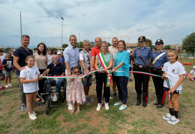 Inaugurata l’area verde in via Venier grazie alla collaborazione con la Pallavolo Vedelago