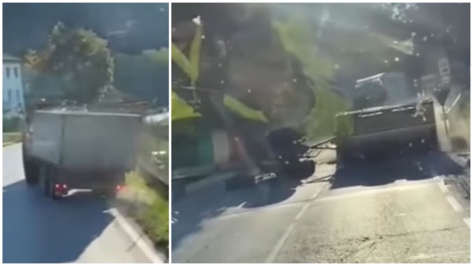 “Eccolo, eccolo, eccolo che ‘l va!”: e il trattore… si ribalta in diretta