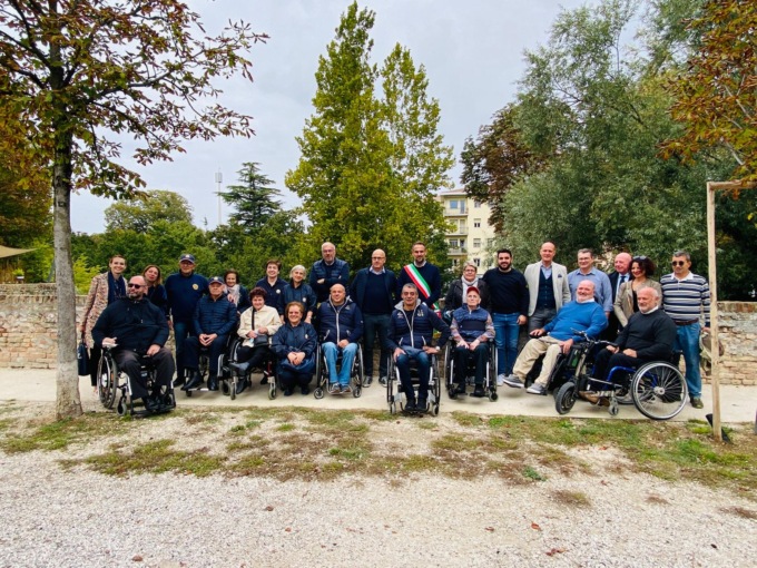 Treviso, inaugurata la passerella sulle mura accessibile alle persone con disabilità