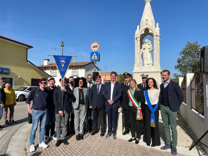 Cavasagra: spostato il capitello di Sant’Antonio da Padova per rendere più sicuro l’incrocio