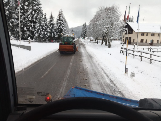 Piano Neve, Provincia di Treviso in azione con interventi antighiaccio e sgombero 