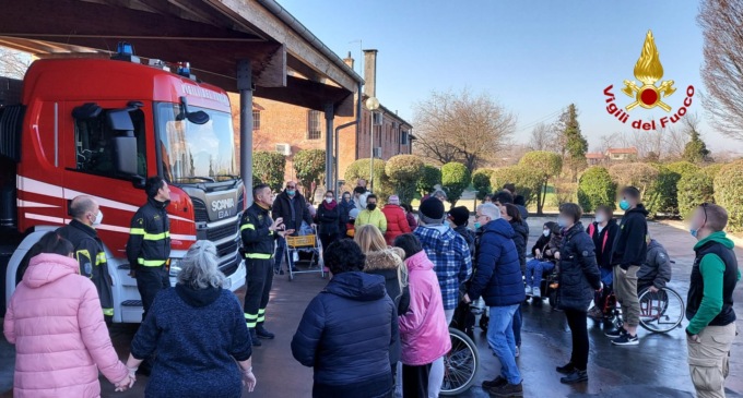 Centro “Atlantis” Castelfranco: una giornata di formazione e inclusione con i Vigili del fuoco