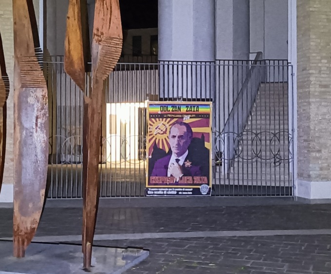 Zaia diventa “compagno”: l’atto di protesta rivendicato da CasaPound