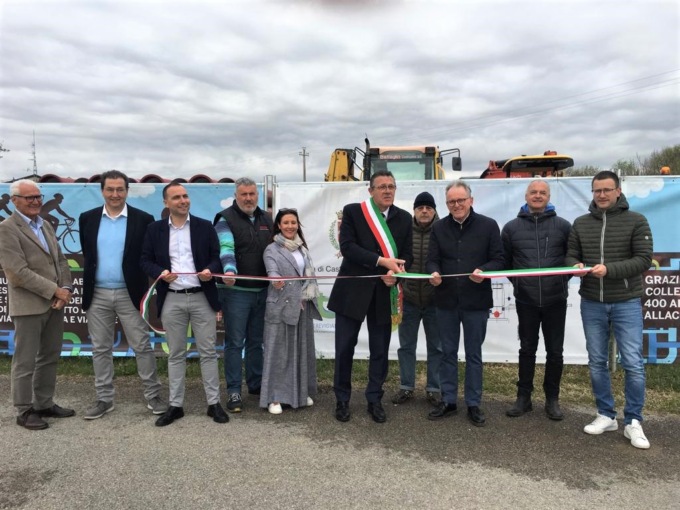 Castelfranco Veneto, inaugurato il cantiere per fognatura, acquedotto e pista ciclabile in via Castellana e via Piave