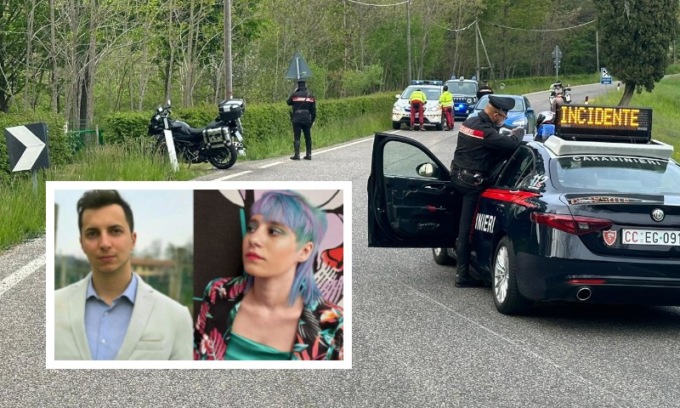 La moto esce di strada e li sbalza contro un palo: morti un 32enne di Breda e una 24enne di Montebelluna