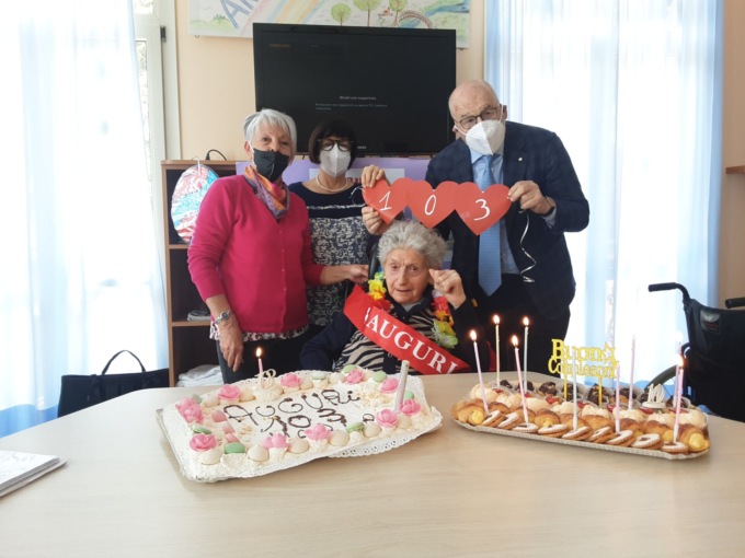 Compleanno da record alla Casa di Soggiorno Prealpina: Maria compie 103 anni